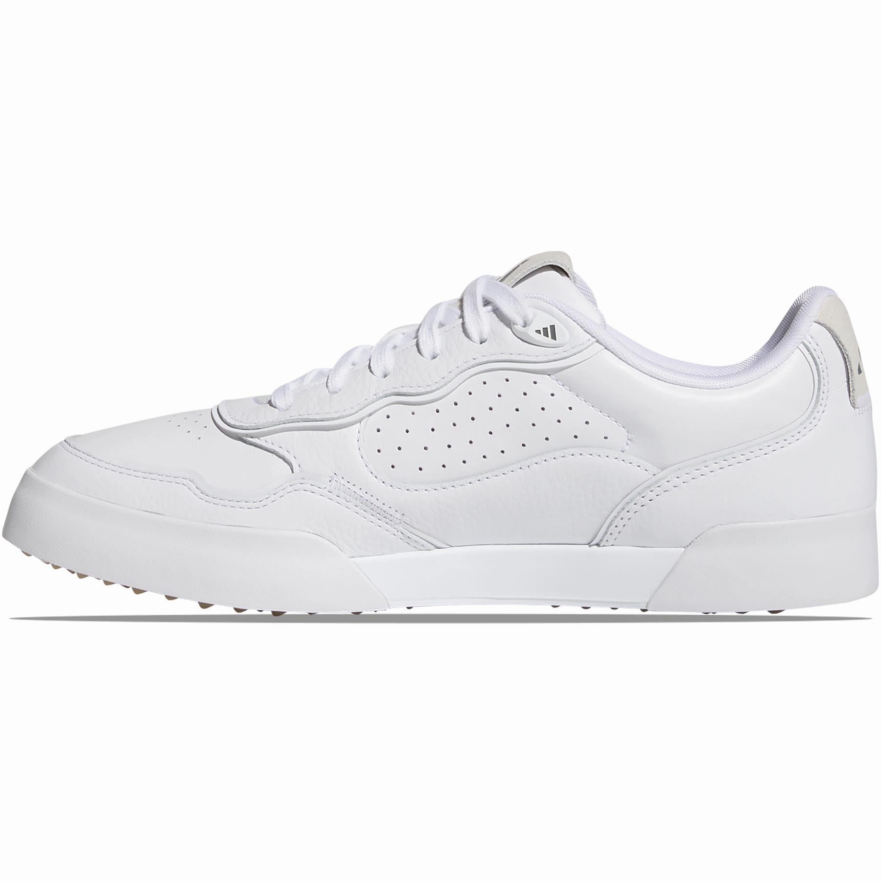 Retrocross 25 Spikeless Golf Shoes White/Grey Adidas Men's Sportswear