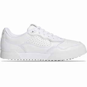 Retrocross 25 Spikeless Golf Shoes White/Grey Adidas men's athletic apparel