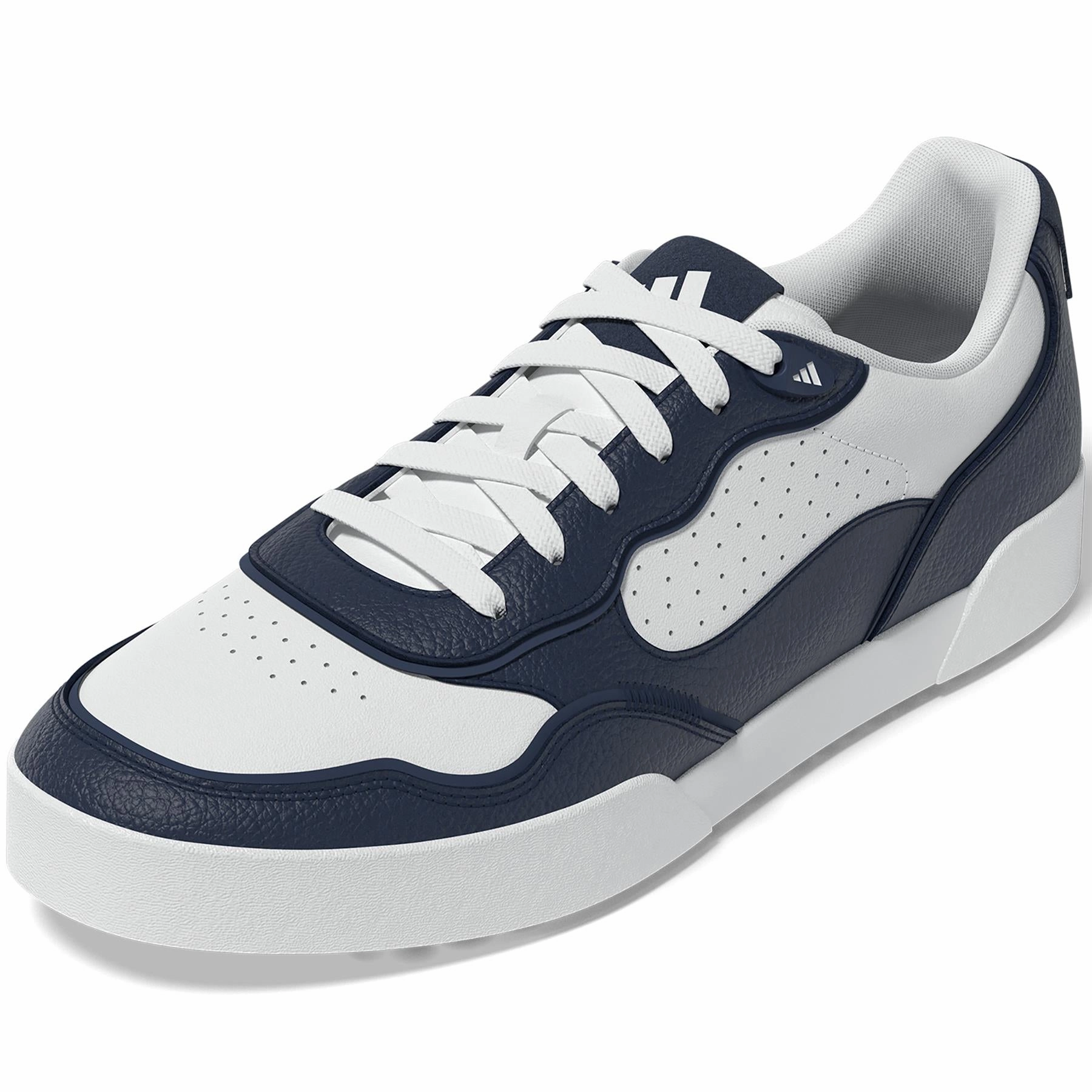 Retrocross 25 Spikeless Golf Shoes White/Navy Adidas Men's Sportswear
