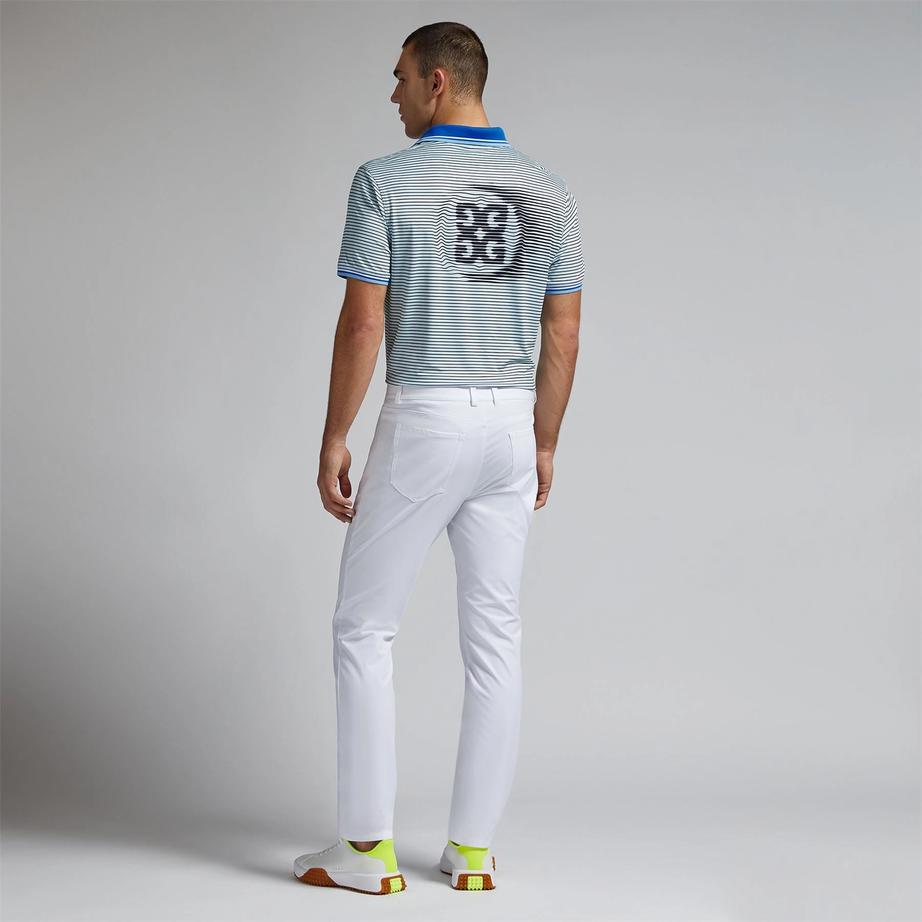 Rib Collar Tech Jersey Faded Logo Polo Daybreak G/Fore Men's Fashion