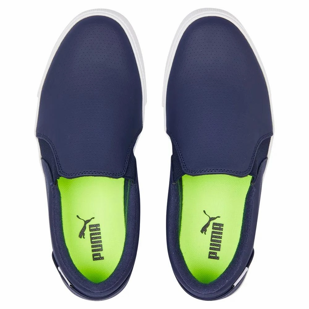 Summer Slip-Ons, Minimalist Shoes New Women's Puma Tustin Slip On Golf Shoe - Navy MSP$80