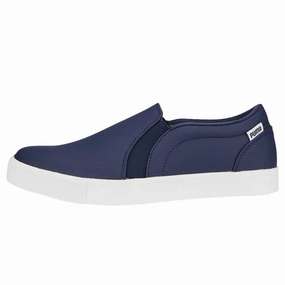 Ride Smooth New Women's Puma Tustin Slip On Golf Shoe - Navy MSP$80 Cushioned Slip-Ons Urban Sneakers