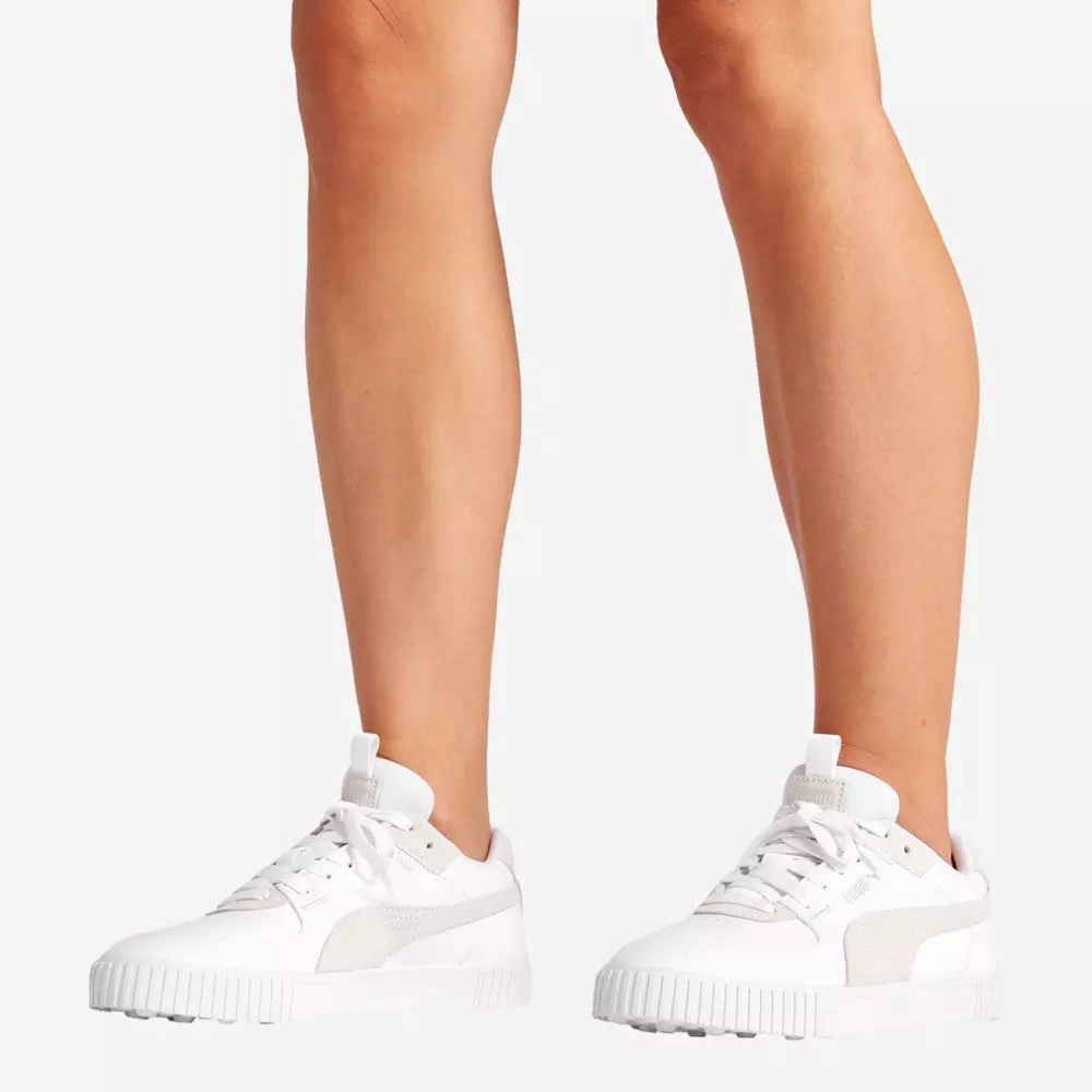 New Women's Puma White Cali G Golf Shoes MSP$100 Footbed Sandals, Lightweight Trainers