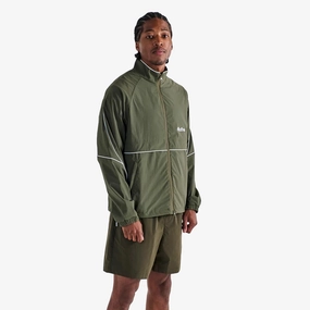 Riva Nylon Jacket Cypress Green Malbon mens golf lifestyle wear