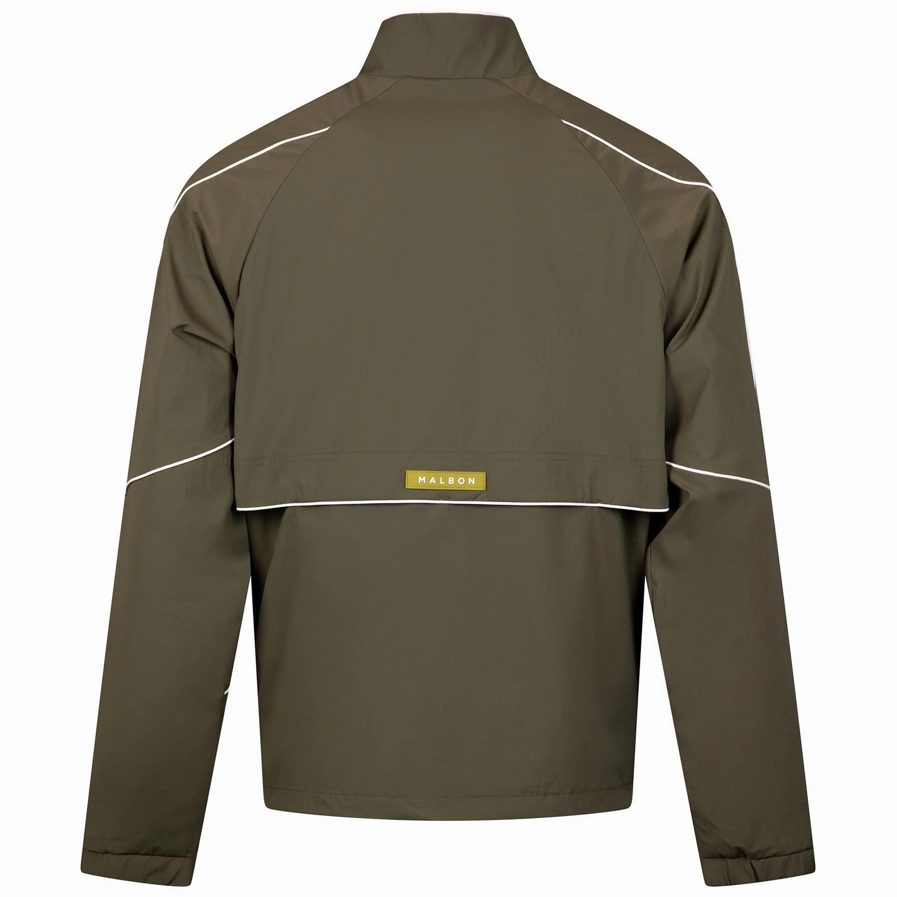 Riva Nylon Jacket Cypress Green Malbon Men's Golf Lifestyle Wear
