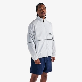 Riva Nylon Jacket White Malbon mens golf lifestyle wear
