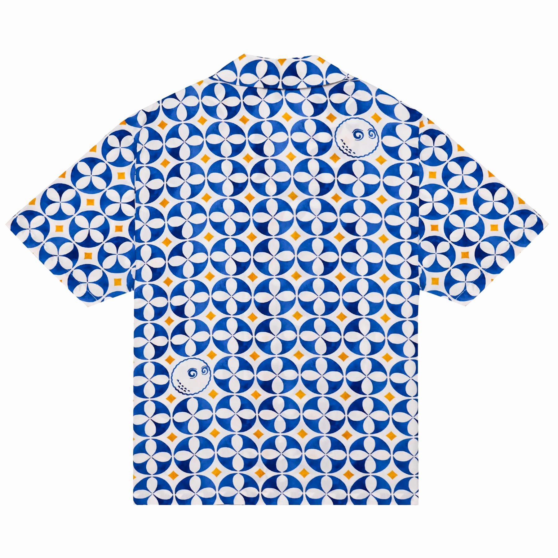 Riviera Camp Collar Shirt Multi Malbon Men's Golf Lifestyle Wear