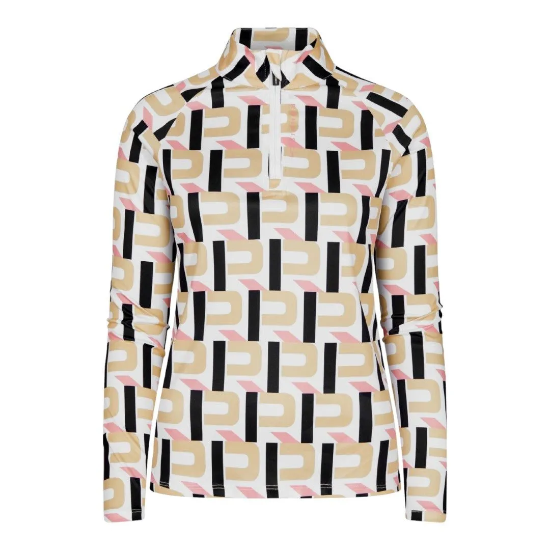 Rohnisch Ladies Addy Printed Long Sleeve Golf Top 111770