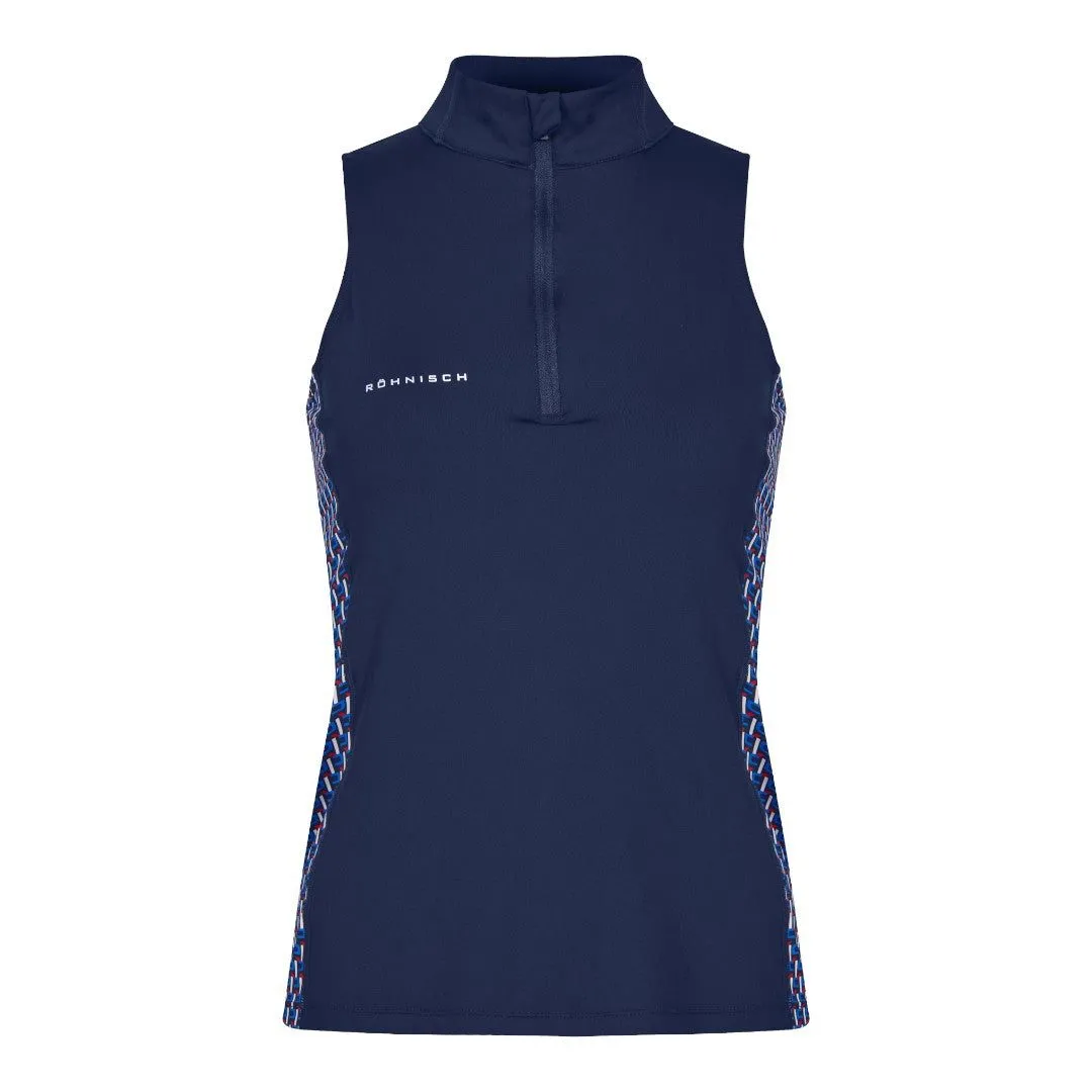 Rohnisch Ladies Bonnie Printed SL Golf Polo Shirt 111969