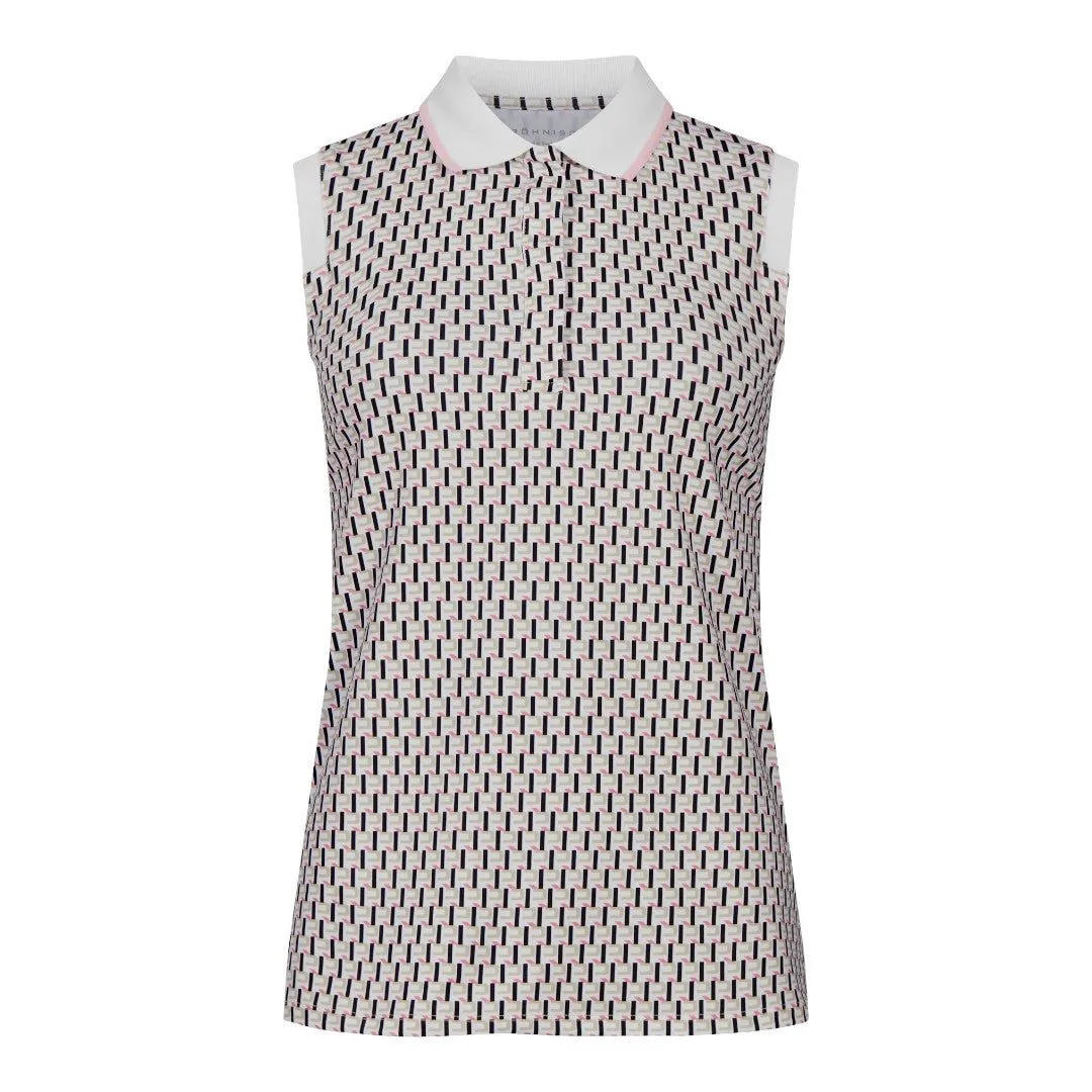 Rohnisch Ladies Sleeveless Deni Golf Polo Shirt 111522