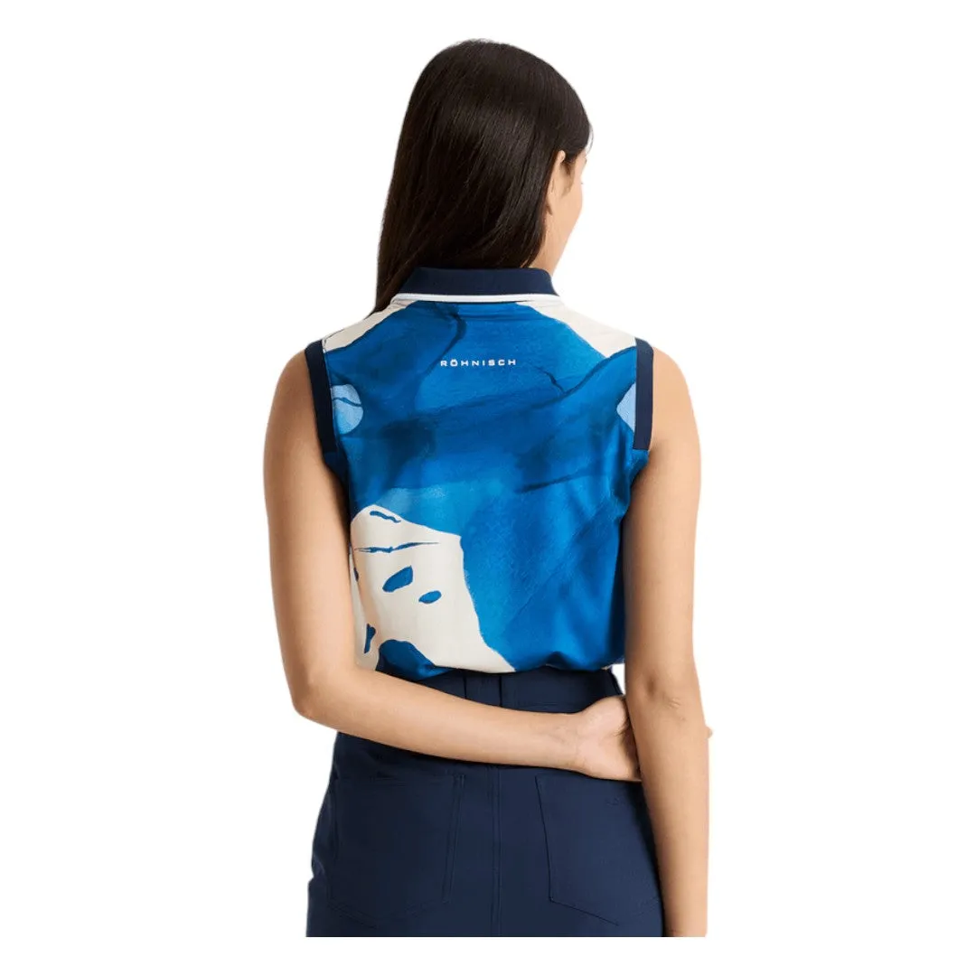 Rohnisch Ladies Sleeveless Deni Golf Polo Shirt 111522