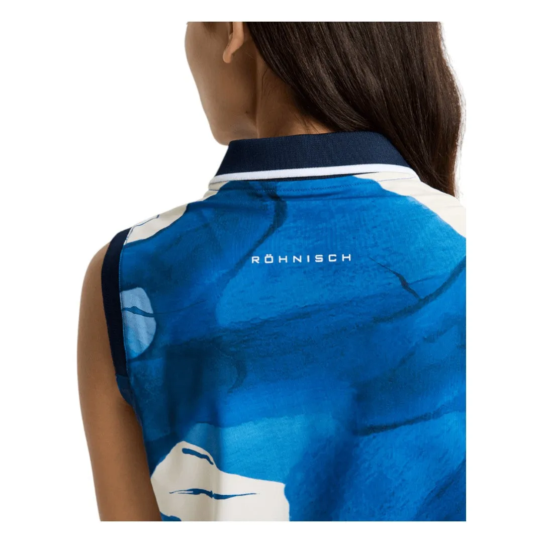 Rohnisch Ladies Sleeveless Deni Golf Polo Shirt 111522