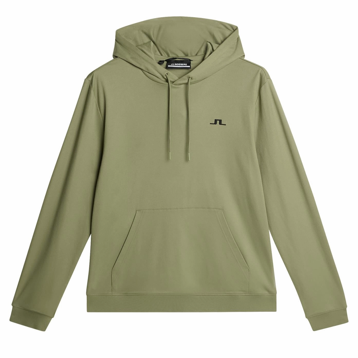 Roland Regular Fit Hoodie Oil Green J.Lindeberg Golfwear for Men