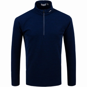 Roman Half Zip Mid Layer Atlanta Blue Kjus men's performance outerwear