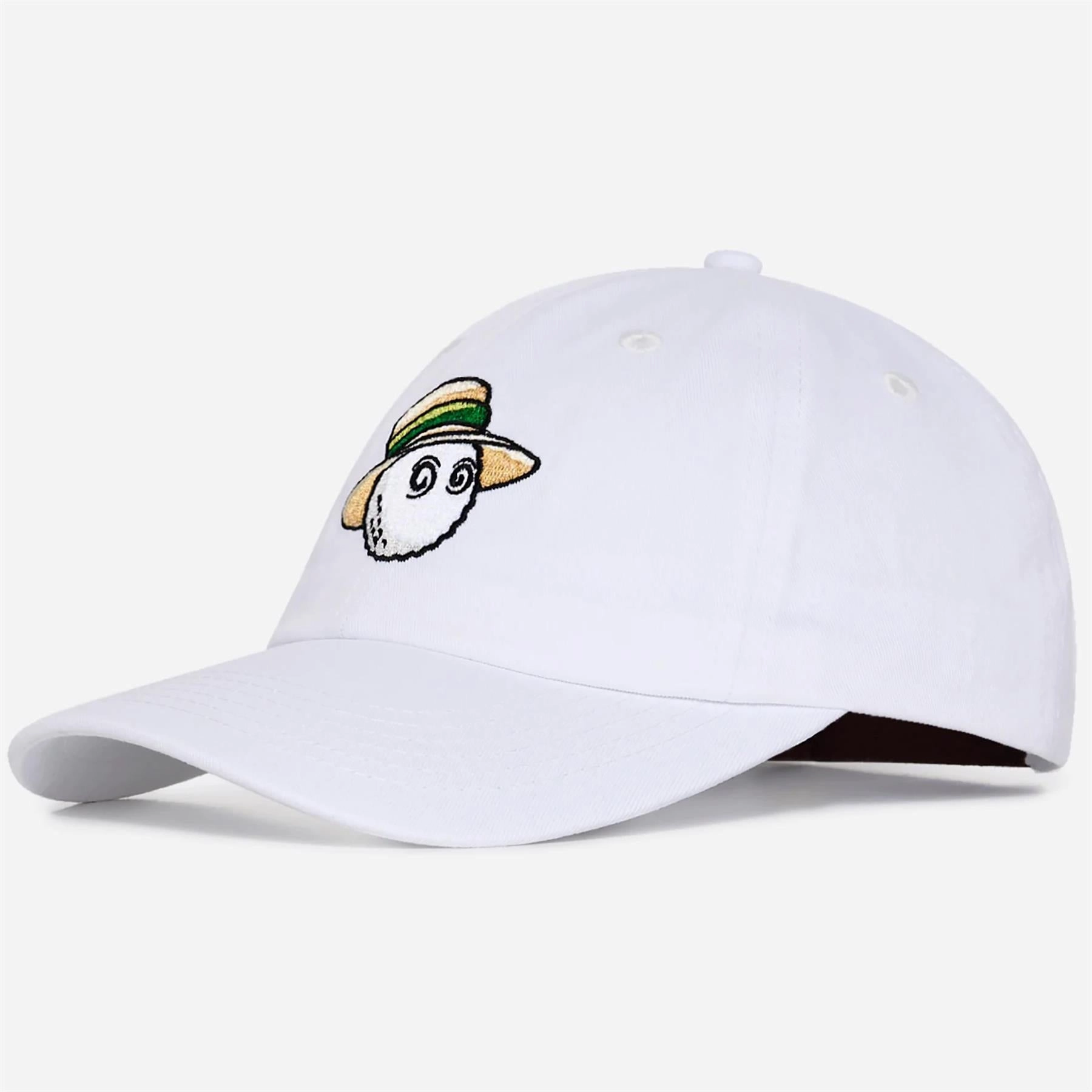 Romano Dad Cap White Malbon Men's Golf Lifestyle Wear