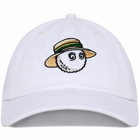 Romano Dad Cap White Malbon mens golf lifestyle wear