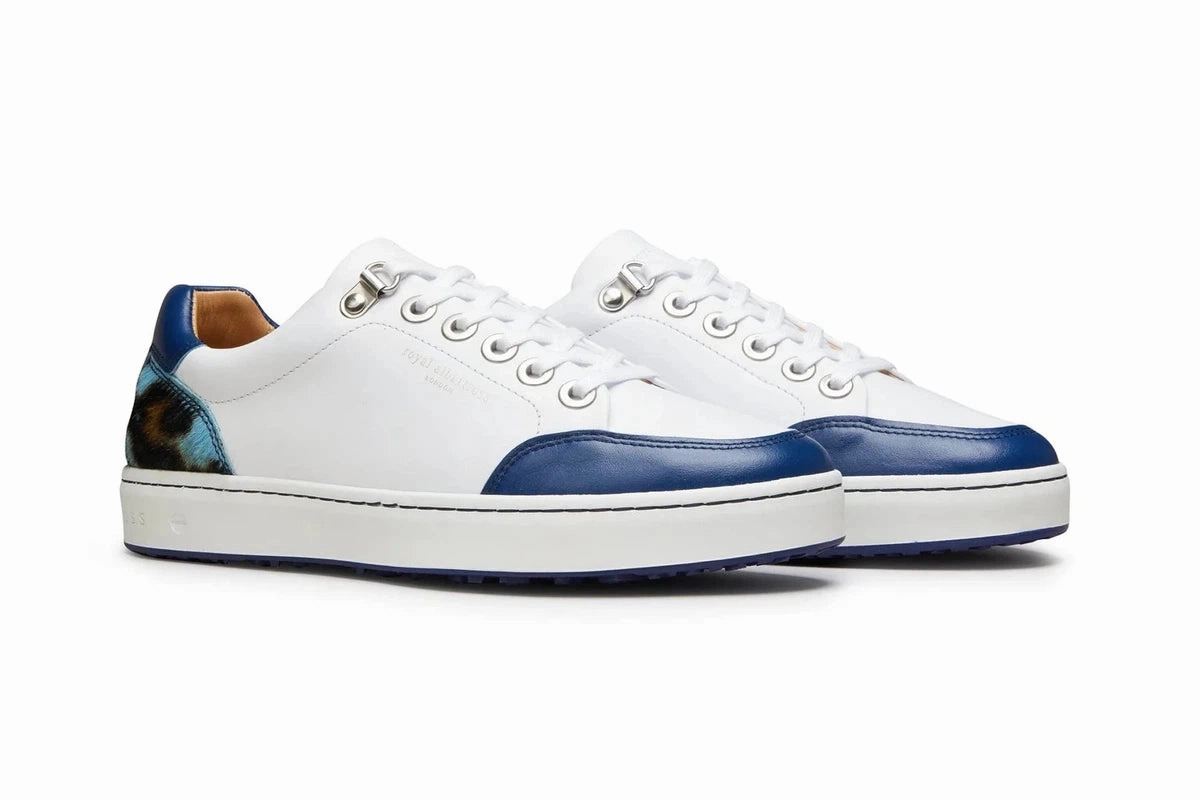 Royal Albartross Fieldfox Dream Shoe - Blue Leopard women's performance golf shoes