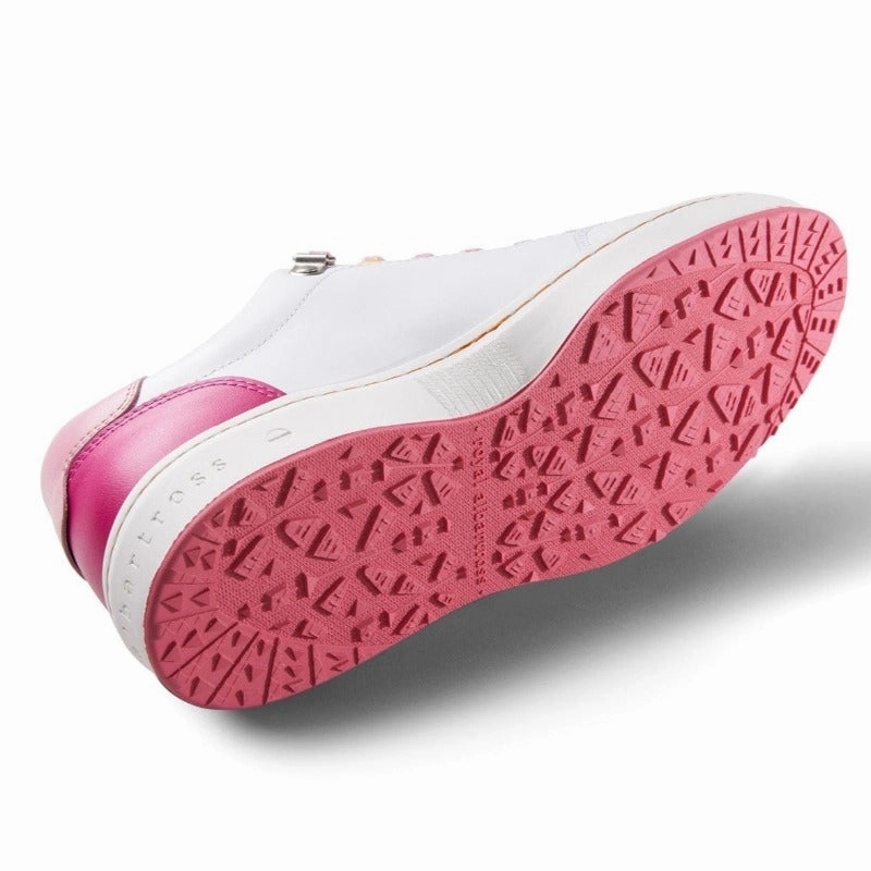 Royal Albartross Fieldfox Dream Shoe - White/Pink women's performance golf shoes