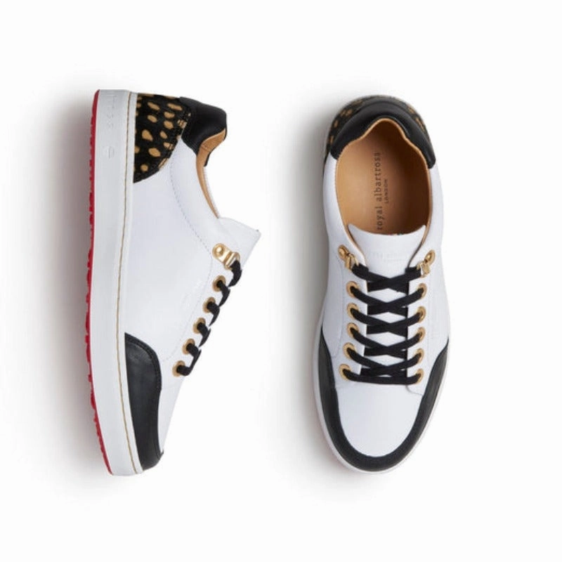 Royal Albartross Fieldfox Lynx Shoe - White/Black women's golf shoes