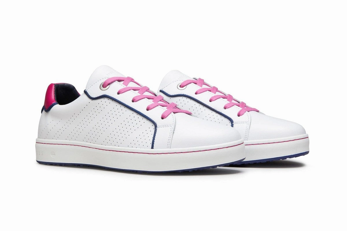 Royal Albartross Hampton Shoe - White/Fuchsia women's performance golf shoes