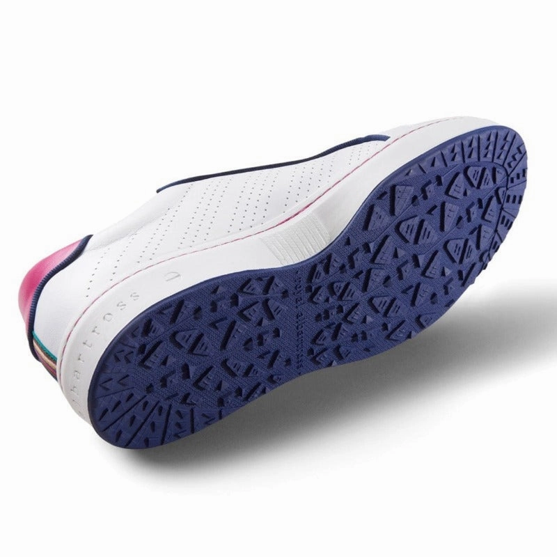 Royal Albartross Hampton Shoe - White/Fuchsia women's performance golf shoes