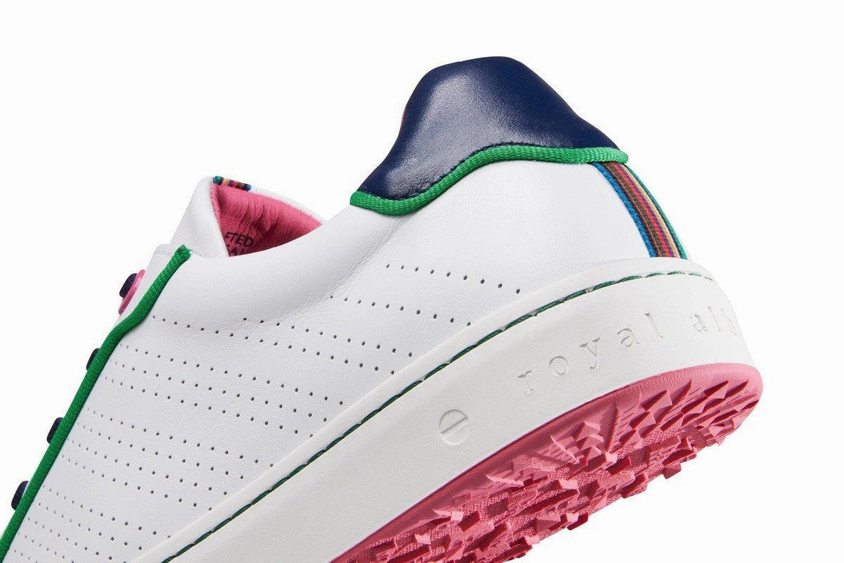 Royal Albartross Hampton Shoe - White/Navy women's performance golf shoes