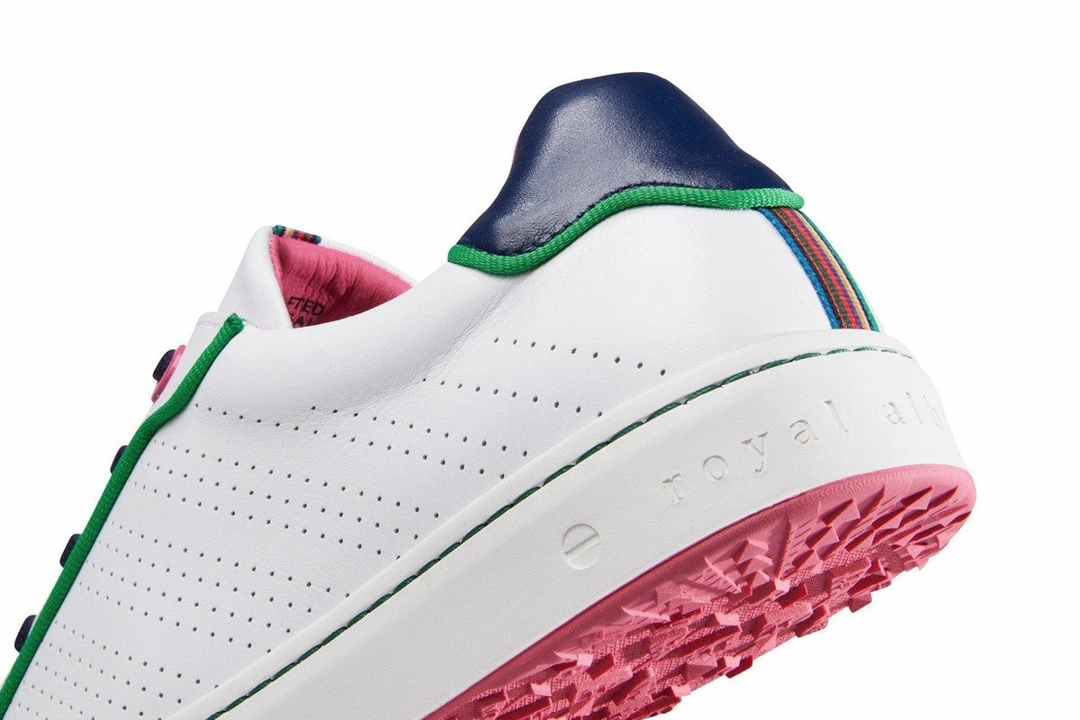 Royal Albartross Hampton Shoe - White/Navy women's performance golf shoes