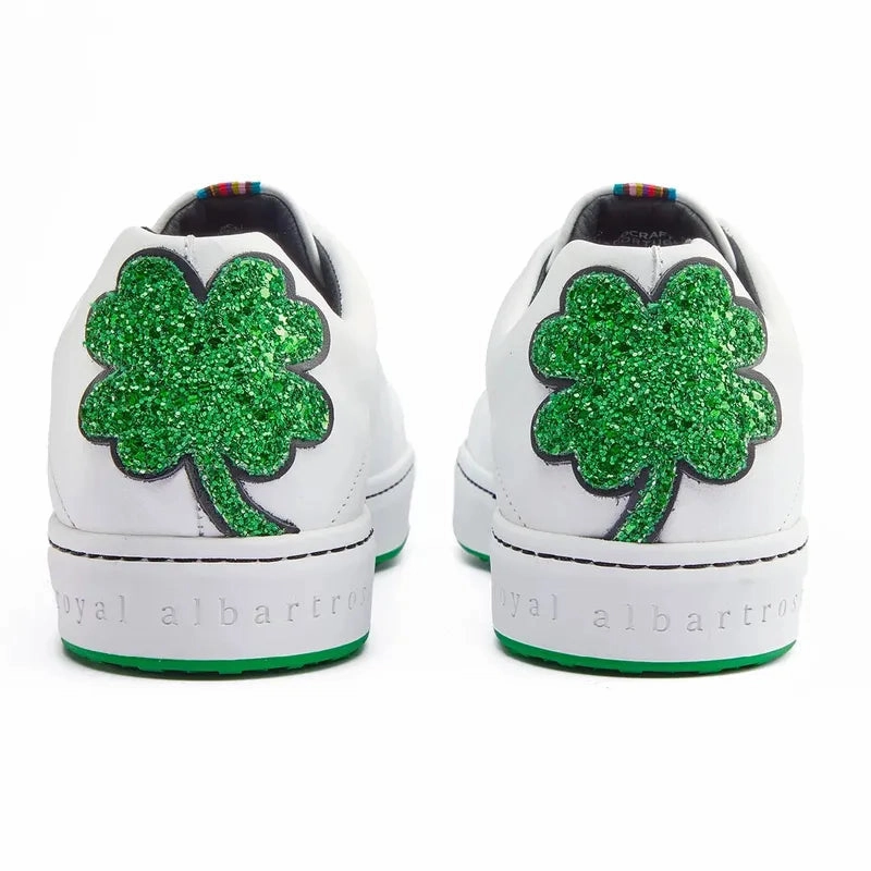 Royal Albartross Queen Lady Luck Golf Shoe - White/Green women's performance golf shoes