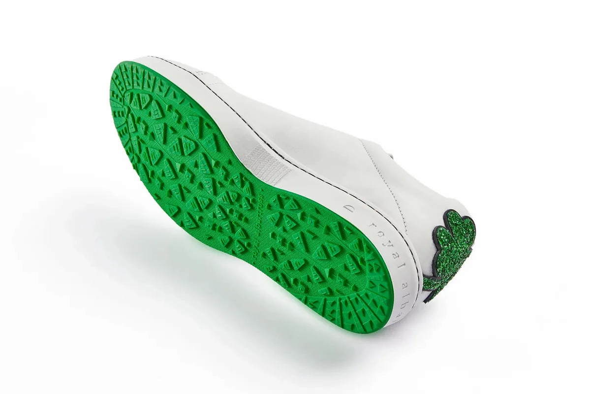 Royal Albartross Queen Lady Luck Golf Shoe - White/Green women's performance golf shoes