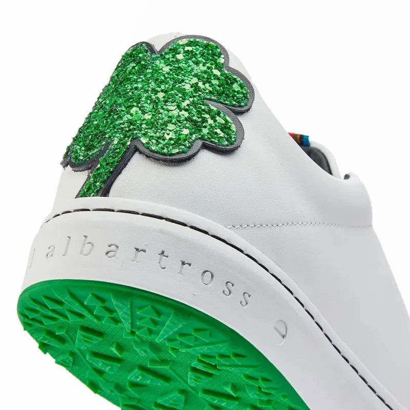 Royal Albartross Queen Lady Luck Golf Shoe - White/Green women's performance golf shoes