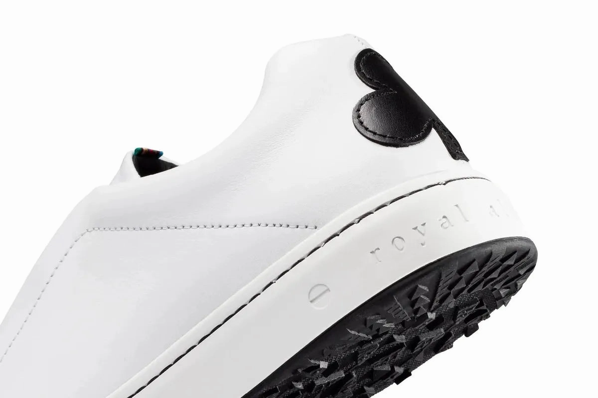 Royal Albartross Queen of Clubs Shoe - White/Black women's performance golf shoes