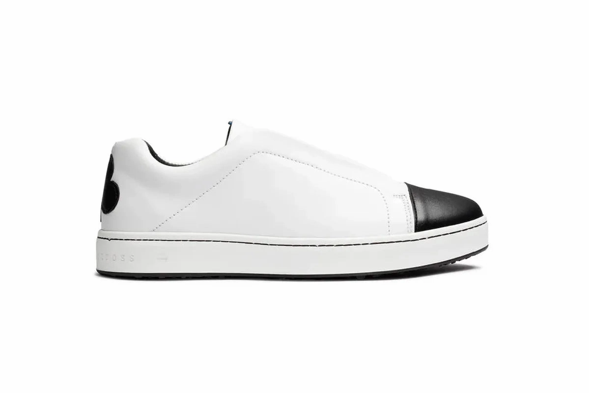 Royal Albartross Queen of Clubs Shoe - White/Black women's performance golf shoes
