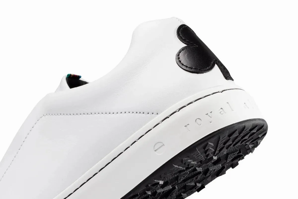 Royal Albartross Queen of Clubs Shoe - White/Black women's performance golf shoes