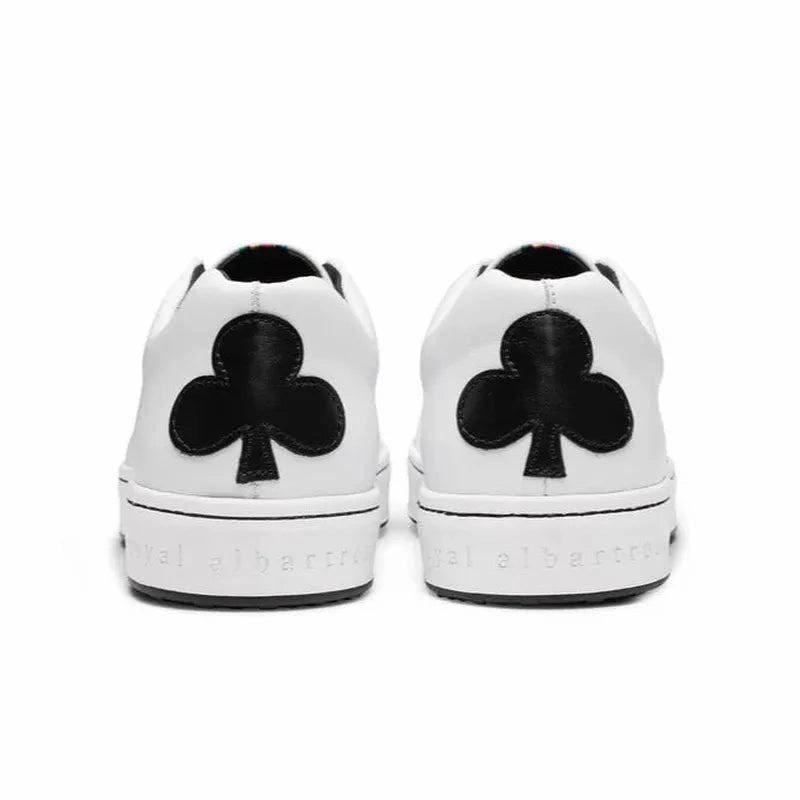 Royal Albartross Queen of Clubs Shoe - White/Black women's performance golf shoes