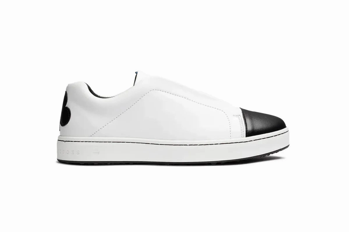 Royal Albartross Queen of Clubs Shoe - White/Black women's performance golf shoes