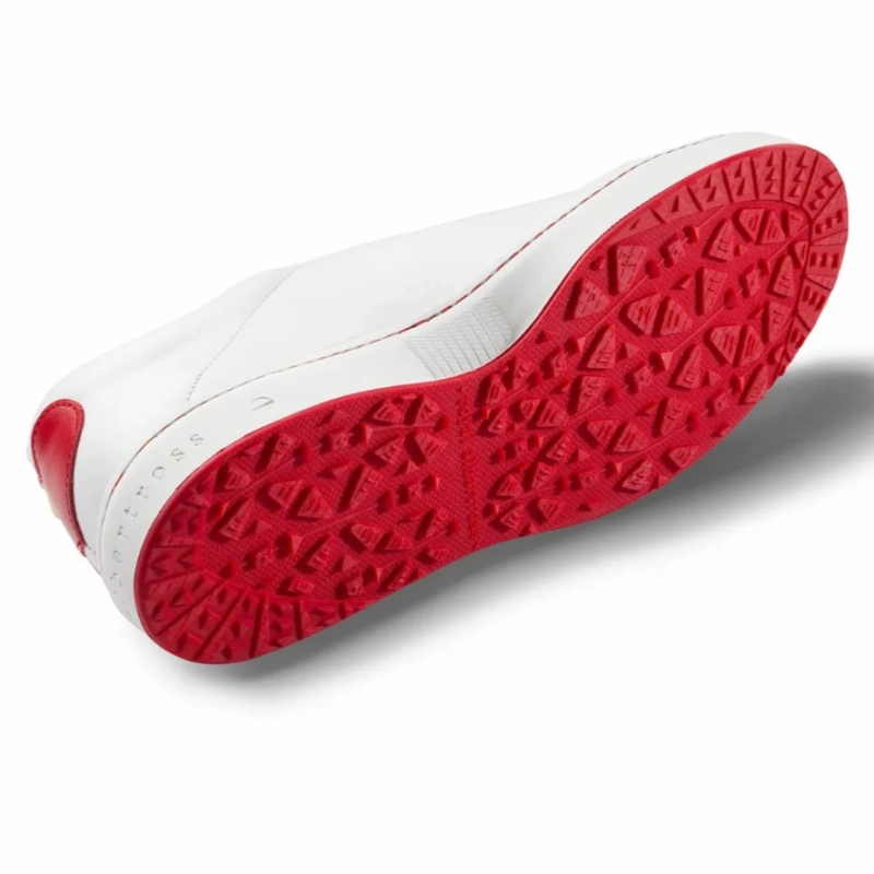 Royal Albartross Queen of Hearts Shoe - White/Red women's performance golf shoes