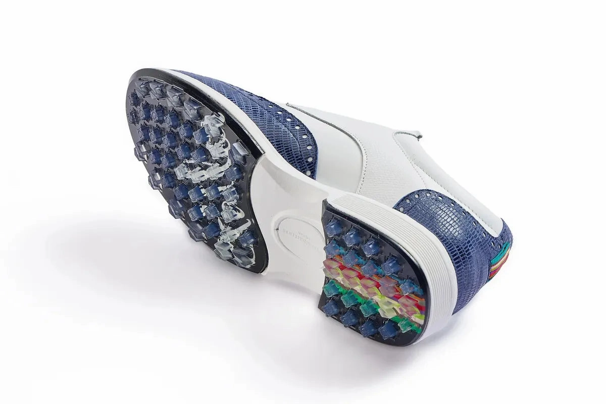 Royal Albartross Tailor Shoe - White/Navy women's performance golf shoes
