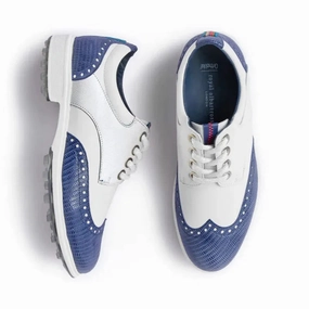 Royal Albartross Tailor Shoe - White/Navy women's golf shoes