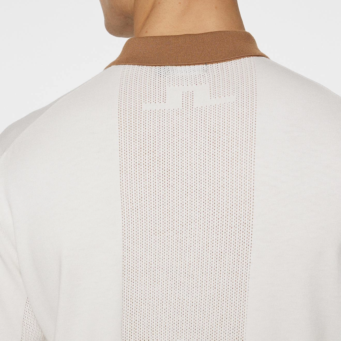 Rue Knitted Shirt White J.Lindeberg Golfwear for Men