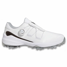 Run Boost Adidas ZG23 BOA Golf Shoes Cloud White/Core Black/Silver Metallic - 23 Men Max Comfort Active Lifestyle Shoes