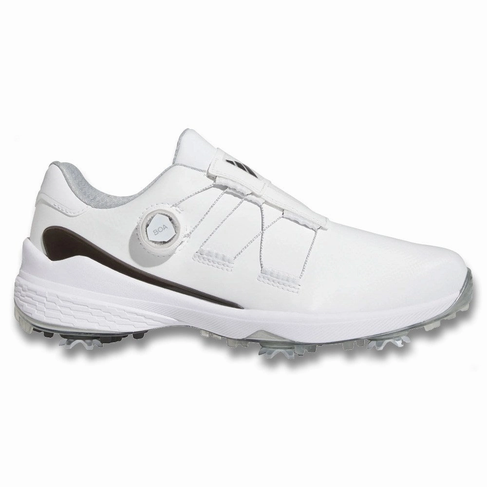 Run Boost Adidas ZG23 BOA Golf Shoes Cloud White/Core Black/Silver Metallic - 23 Men Max Comfort Active Lifestyle Shoes