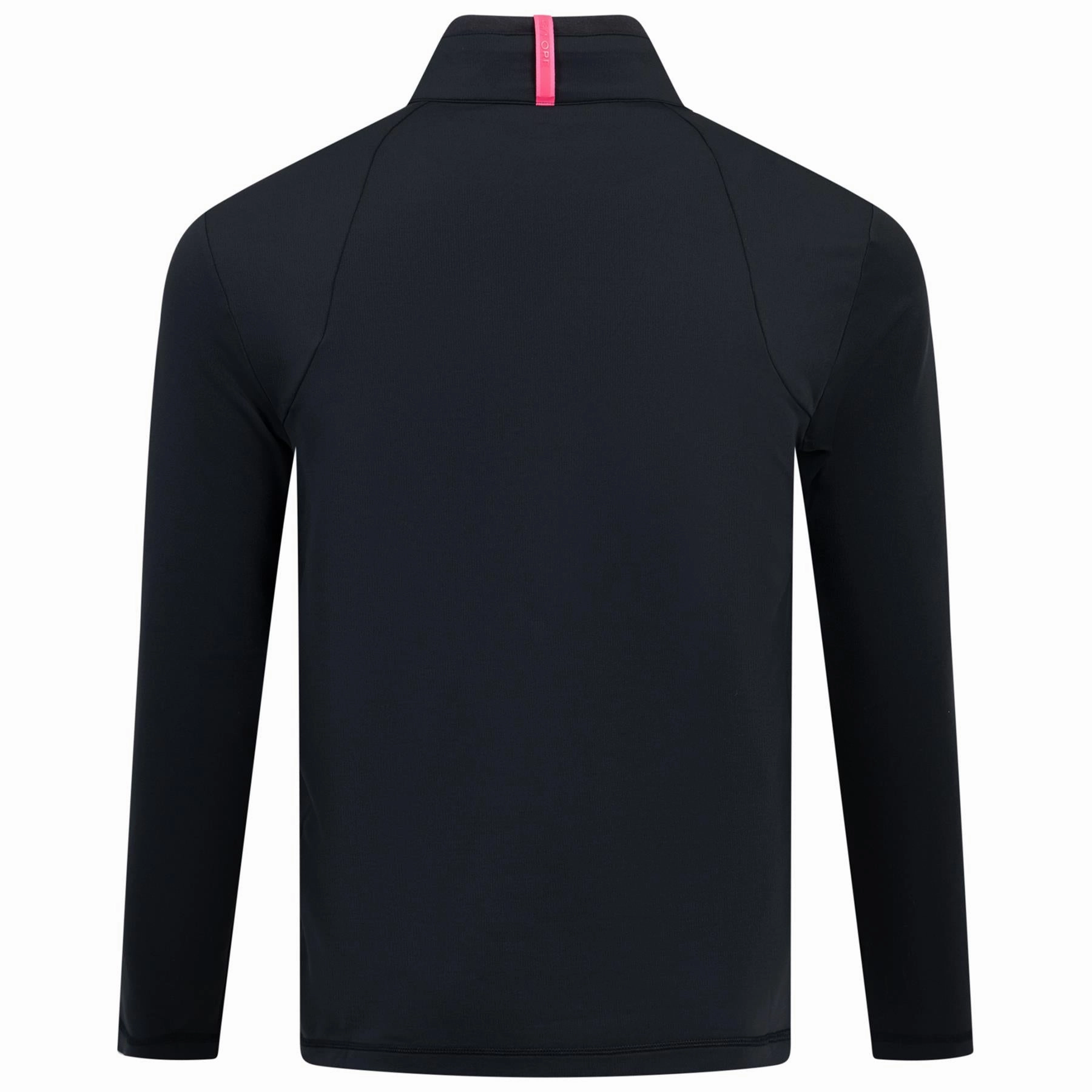 S&T TG X Highlight Brushed Back Tech Quarter Zip Mid Layer Onyx G/Fore Men's Fashion