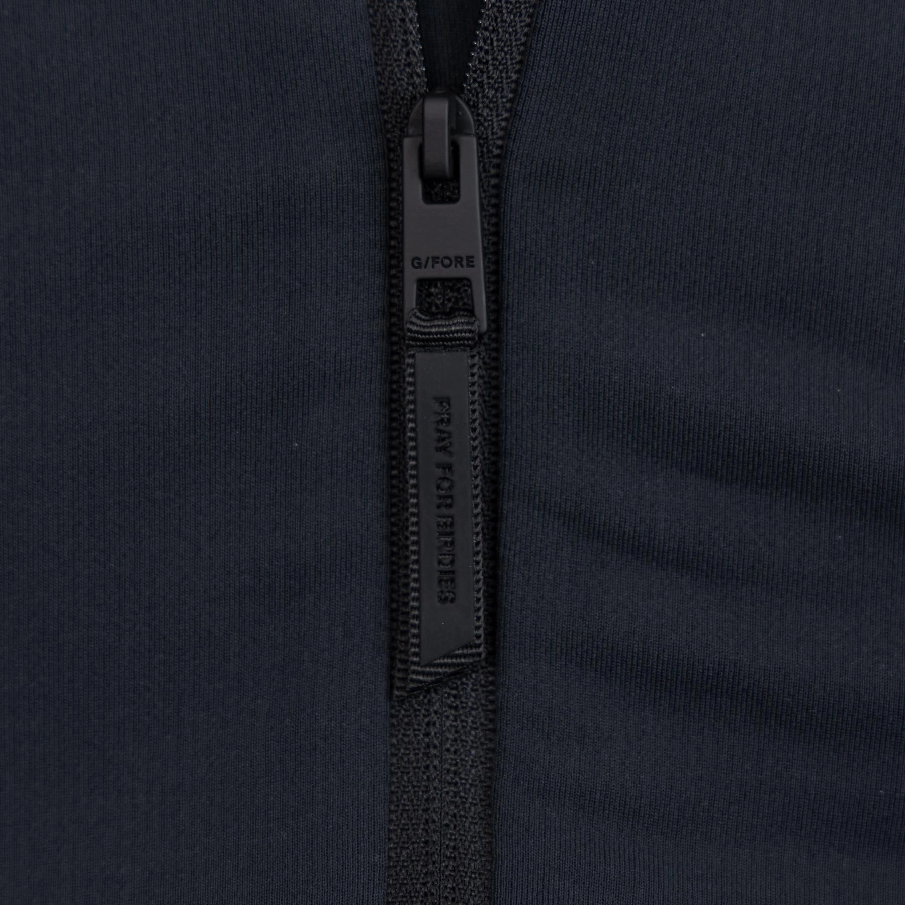 S&T TG X Highlight Brushed Back Tech Quarter Zip Mid Layer Onyx G/Fore Men's Fashion