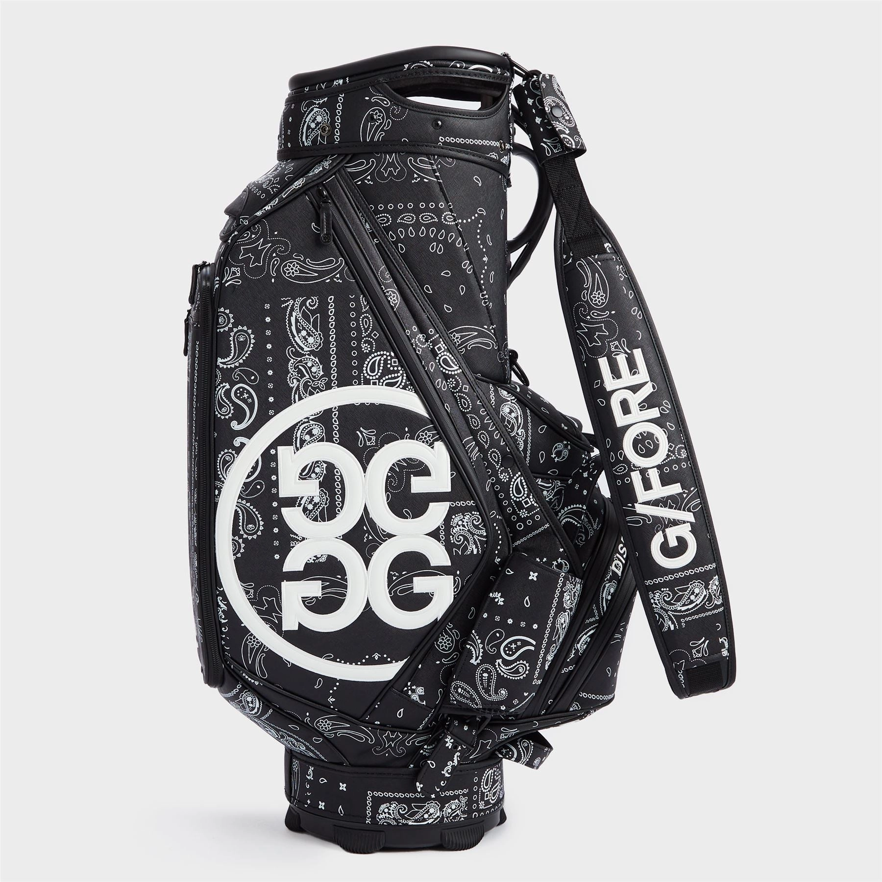 Saffiano Boro Tour Golf Bag Onyx G/Fore Men's Fashion