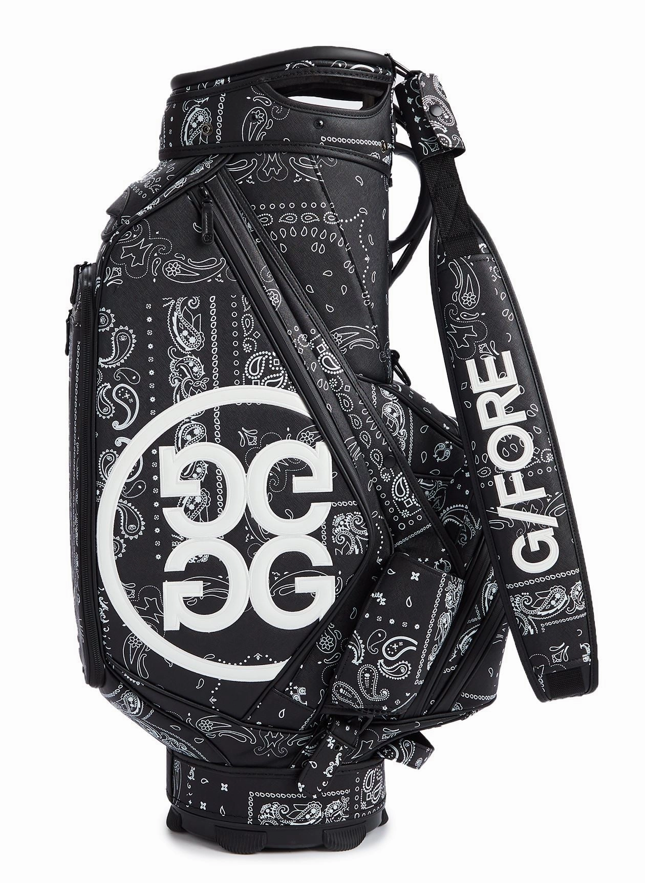 Saffiano Boro Tour Golf Bag Onyx G/Fore Men's Fashion