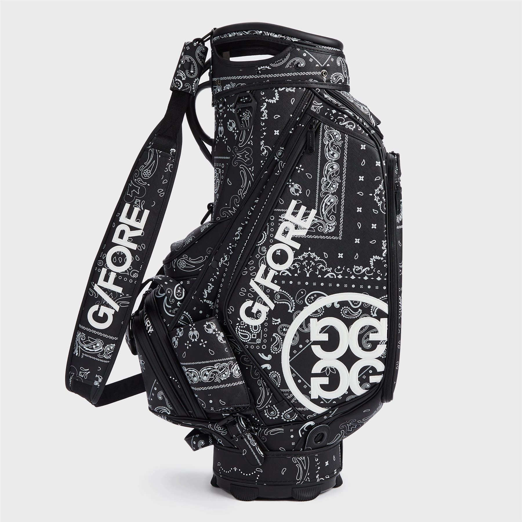 Saffiano Boro Tour Golf Bag Onyx G/Fore Men's Fashion