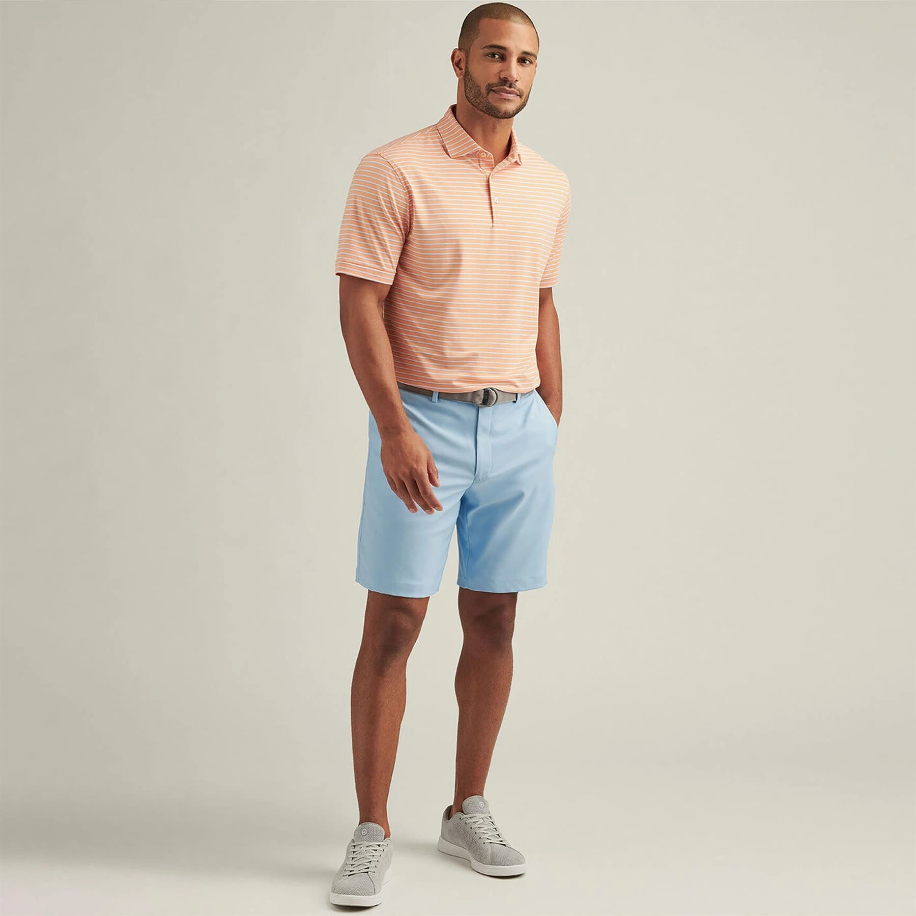 Salem Performance Classic Fit Shorts Cottage Blue Peter Millar Menswear Collection