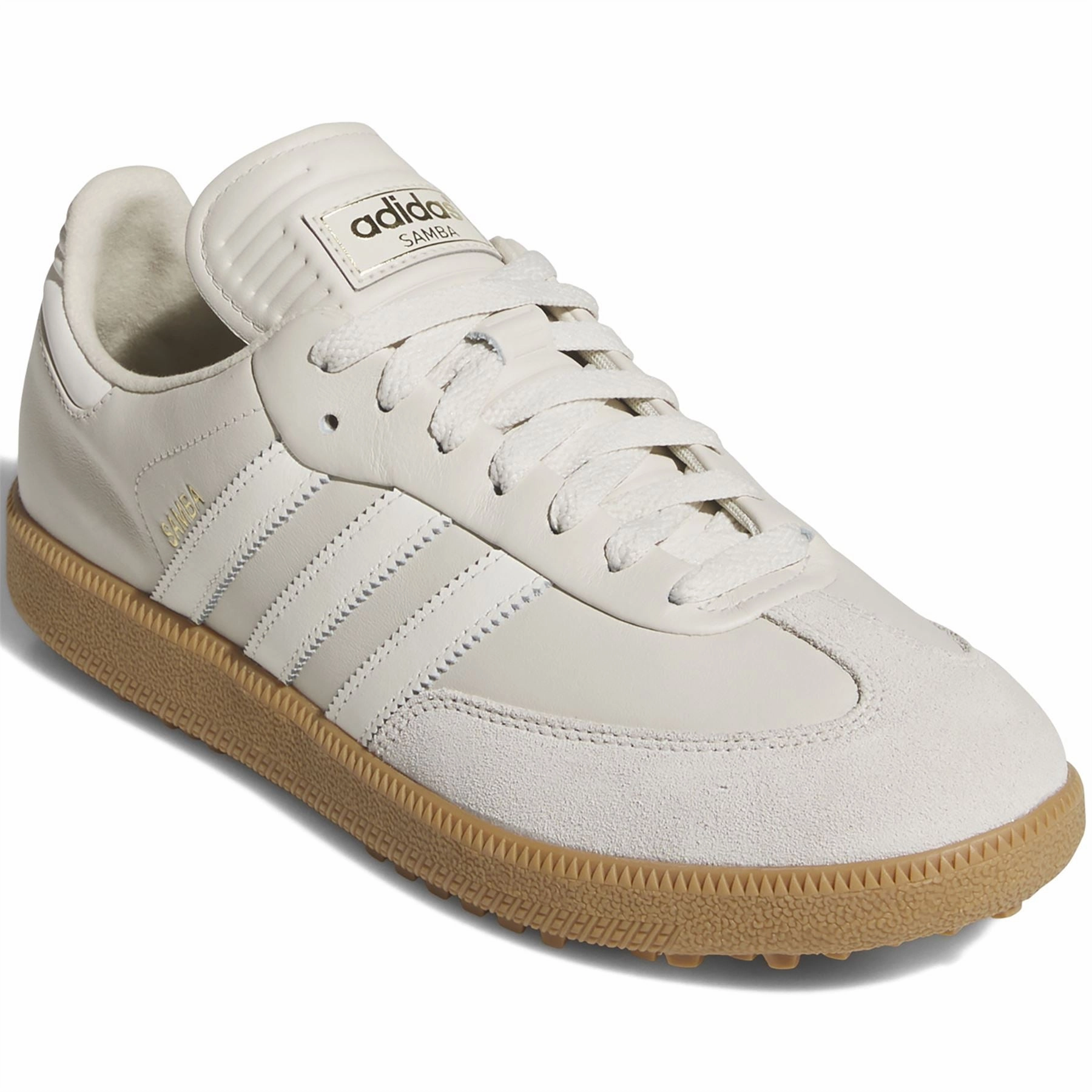 Samba Spikeless Golf Shoes Alumina/White Adidas Men's Apparel