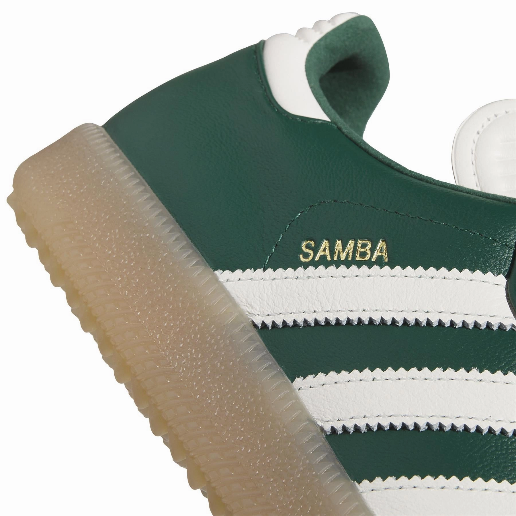 Samba Spikeless Golf Shoes Collegiate Green/Off White/Gum Adidas Men's Apparel