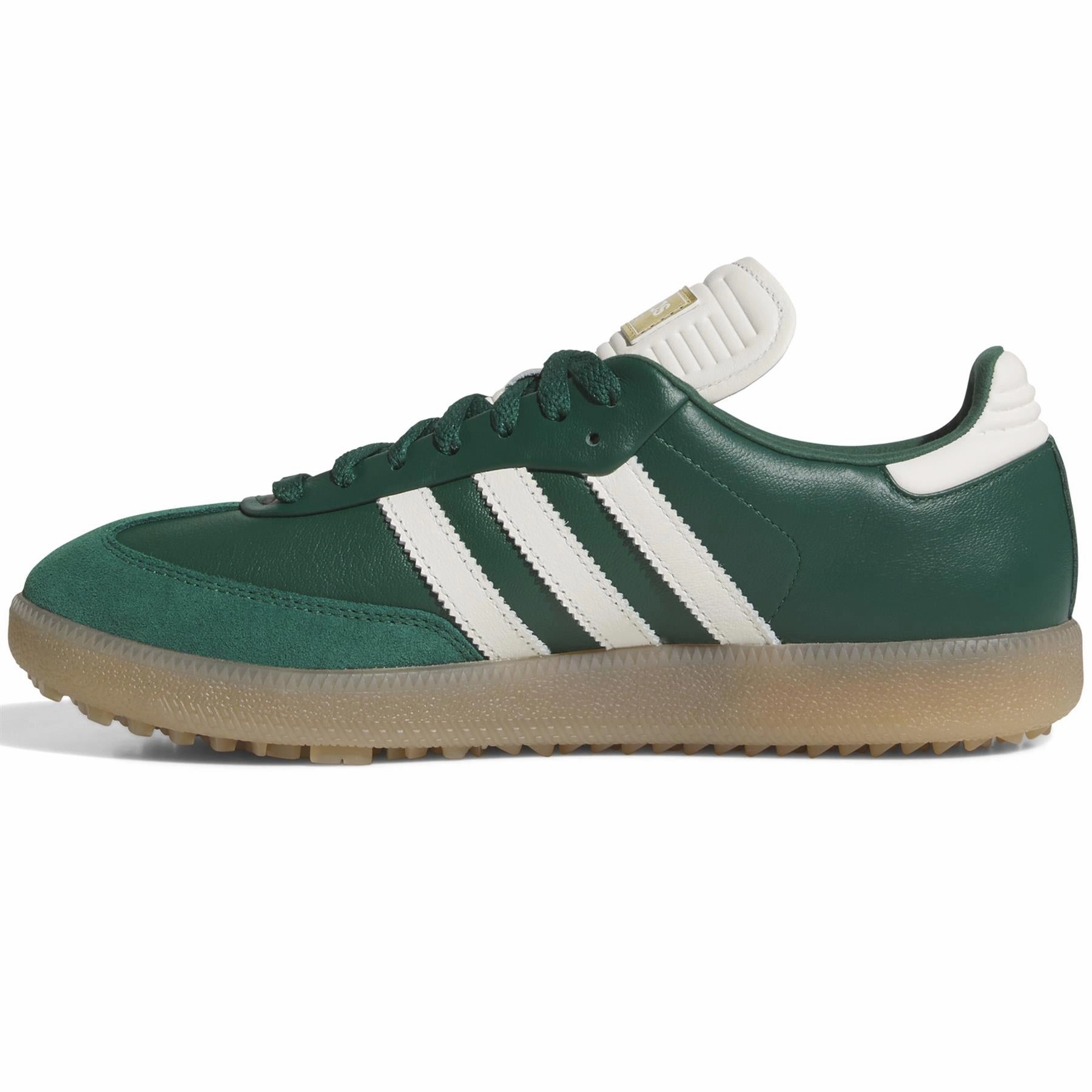 Samba Spikeless Golf Shoes Collegiate Green/Off White/Gum Adidas Men's Apparel